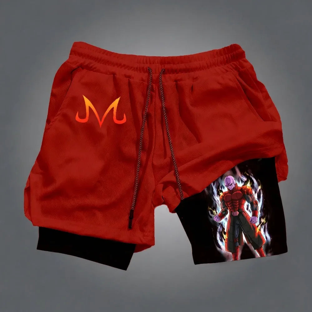 Oversized Cosplay Costumes Dragon Goku Cell 2026 Summer Harajuku Anime Printed Y2K Hip Hop Sports Speed Dry Double Layer Shorts