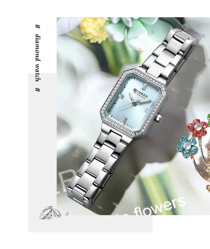 CURREN Elegant Quartz Ladies Wristwatch Top Brand Original Watch For Women Luxury Waterproof Luminous Watches