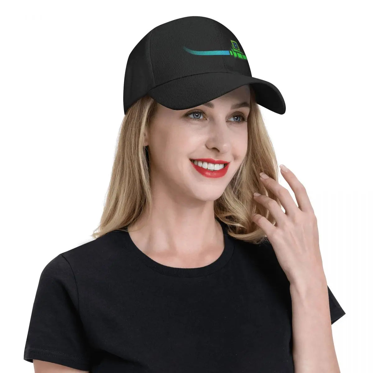 Geometry Dash Baseball Cap Anime Visor Vintage Sun Hat Women's Hats For The Sun Men's