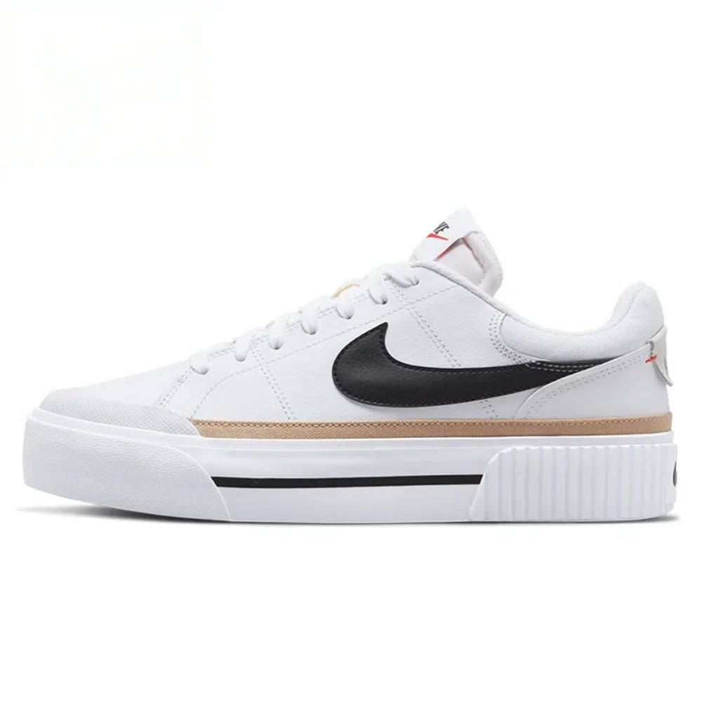 Nike Court Legacy Lift – höjdhöjande suldesign, bekväm halksäker dämpning, slitstarka sportskor FZ2606-100