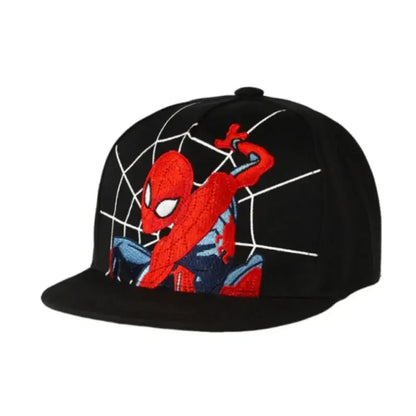 Kids Anime Spiderman Cartoon Baseball Cap Snapback Hat for Toddler Baby Children Spring Summer Adjustable Hip Hop