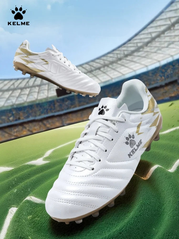 Chaussures de football Kelme Mg pour homme, chaussures de football à crampons courts pour jeunes, chaussures d'entraînement et de compétition professionnelles, chaussures de football pour filles