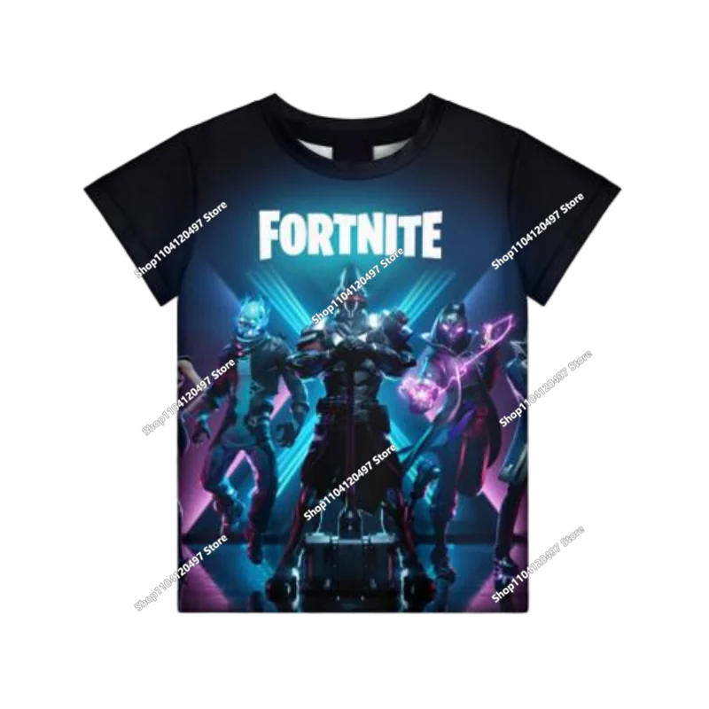 Children's Clothing Autumn Pullover T-shirt Hoodie New Fortnite Kids' Casual Wear Comfortable Streetwear