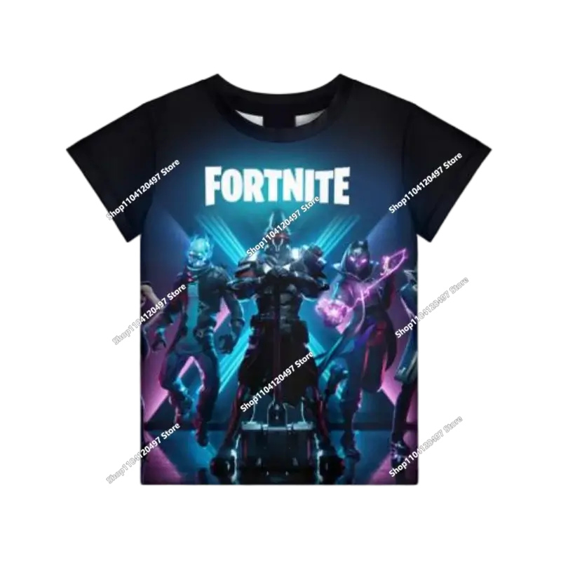 Children's Fortnite Anime Hoodie Men's Streetwear Hip-Hop Sportswear Casual Loose Fit Sweatshirt Outdoor Fashion