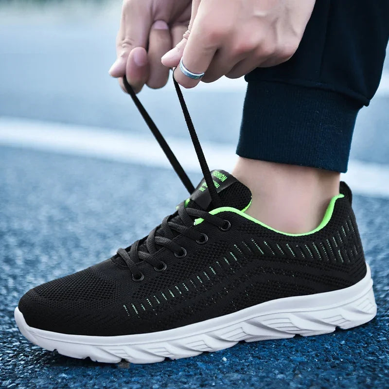 Running Shoes Men Sneakers Fashion Lightweight Trainers Breathable Walking Shoes Comfortable Athletic Sport Shoes for Men