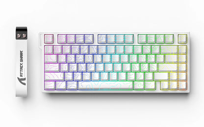 Attack Shark R82HE Wired RGB Magnetic Switch Keyboard, 256K Scan Sampling Rate, 0.005RT Accuracy 8K Return Rate