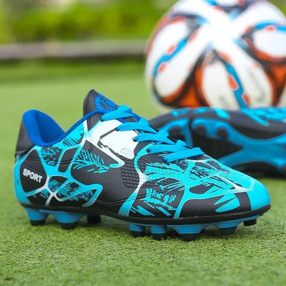 New Men Kids Soccer Shoes Non-Slip Grass Football Boots Boys Cleats Adult Professional Ultralight Training Shoes Drop Shipping