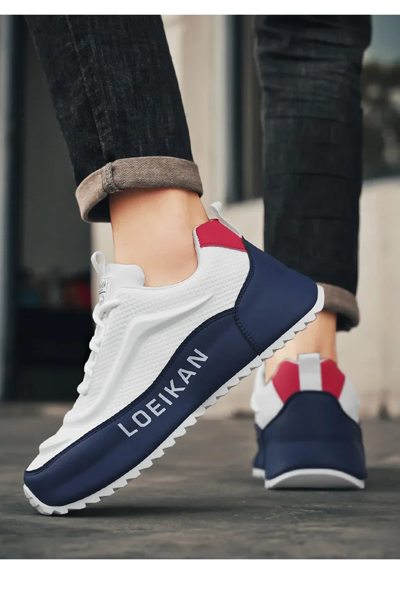Men's Walking Running Shoes Men Casual Lightweight Tennis Shoes Sports Sneakers Breathable New Fashion Sneakers Plus Size 47