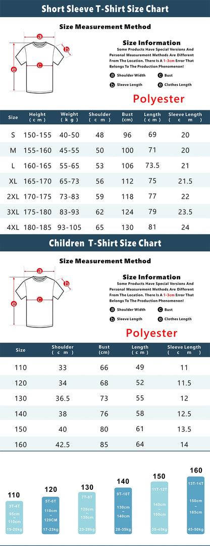 2026 Dragon Ball Official 3D Printed Wukong 10 Training Suit for Parent-child Sports, Quick Drying Fashion Short Sleeved T-shirt