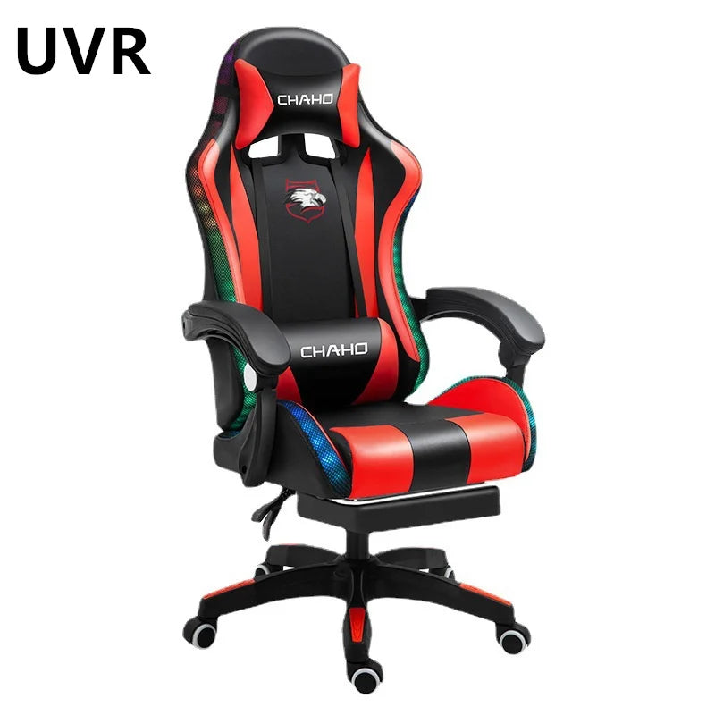 UVR Professional Gaming Computer Chair Ergonomic Office Chair with Footrest, Adjustable Armrest, Swivel Executive Chair for Home Office & Gaming