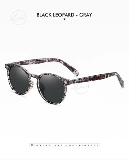 LM Retro kulaté sluneční brýle pro ženy a muže, ultralehké, TR90, polarizované, unisex, brýle na řízení, vintage sluneční brýle, UV400, Gafas De Sol