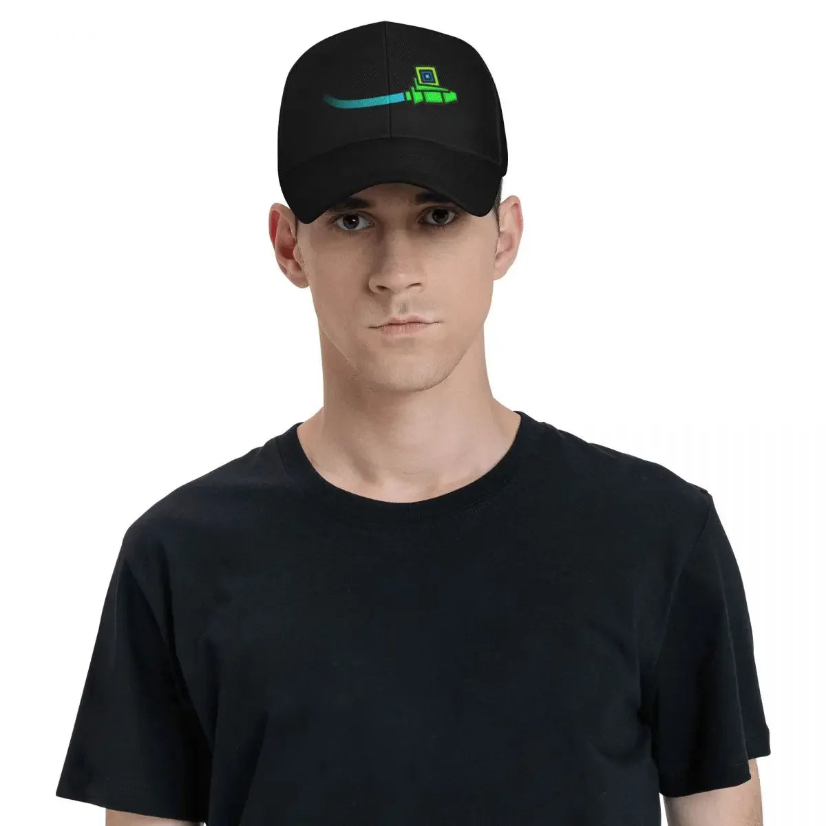 Geometry Dash Baseball Cap Anime Visor Vintage Sun Hat Women's Hats For The Sun Men's