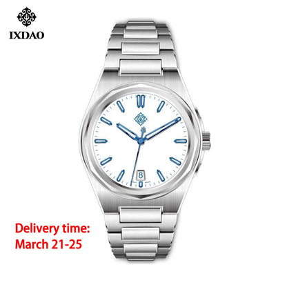 IX&DAO 2025 New 37mm Warrior Men's Automatic Mechanical Watch Miyota 9015 Movement Sapphire Stainless Steel Waterproof 10Bar BGW