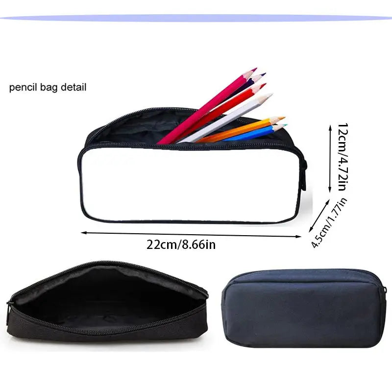Classic Game FortniteS Child Backpacks Lunch Bag Pencil Case Pupil Large Capacity School Bags For Boy Girl Best Gift