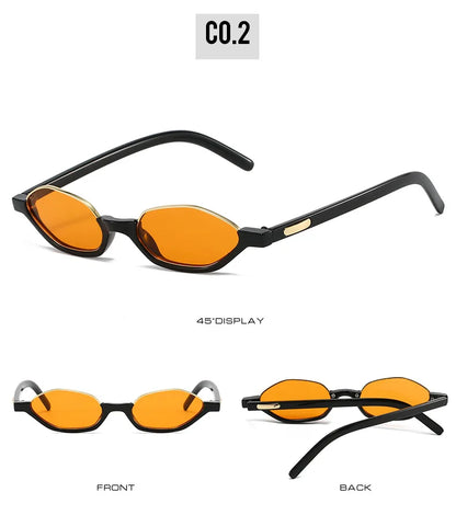 Dámské malé sluneční brýle Half Frame Designer ve stylu „cat eye“ s ochranou UV400 – značka