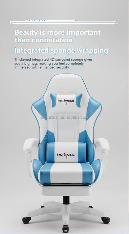 Ergonomic Modern Design Swivel Chair for Office and Home E-sport Gaming Chair With Wheels Revolving Style Computer Gaming Chair