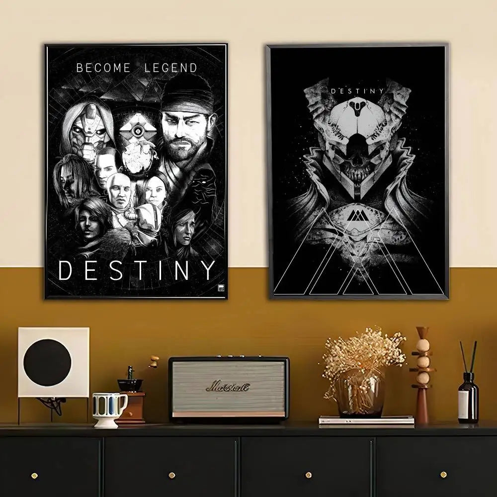 Game Destiny 2 Poster Art With Prints Home Bedroom Living Room Decoration Gift