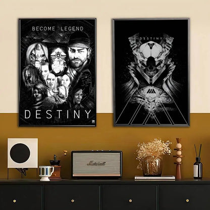Game Destiny 2 Poster Art With Prints Home Bedroom Living Room Decoration Gift