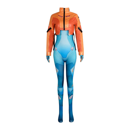 Σετ στολής cosplay Juno από το παιχνίδι Overwatch 2 με περούκα, πλήρες κοστούμι Support Hero, ρούχα για Halloween και καρναβάλι, Juno Teo Minh, για γυναίκες και κορίτσια