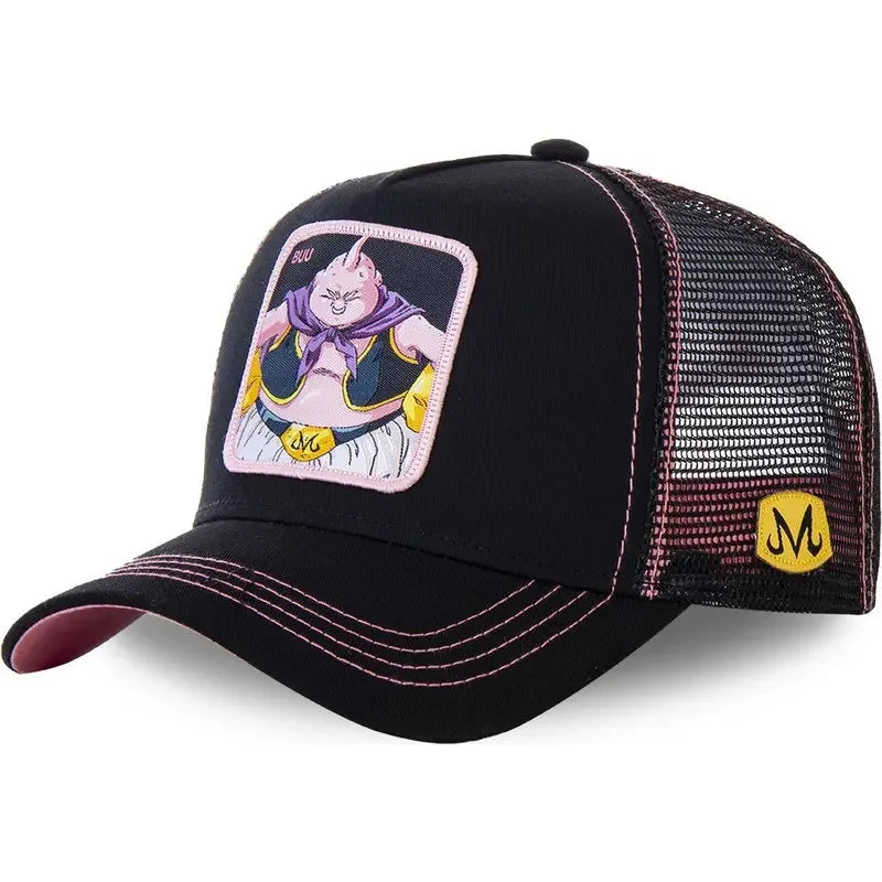 ALL Styles Dragon Ball Baseball Cap Snapback Peaked Cap Men's Embroidery Hip-Hop Cap Style Sun Visor Adjustable Trucker Mesh Cap