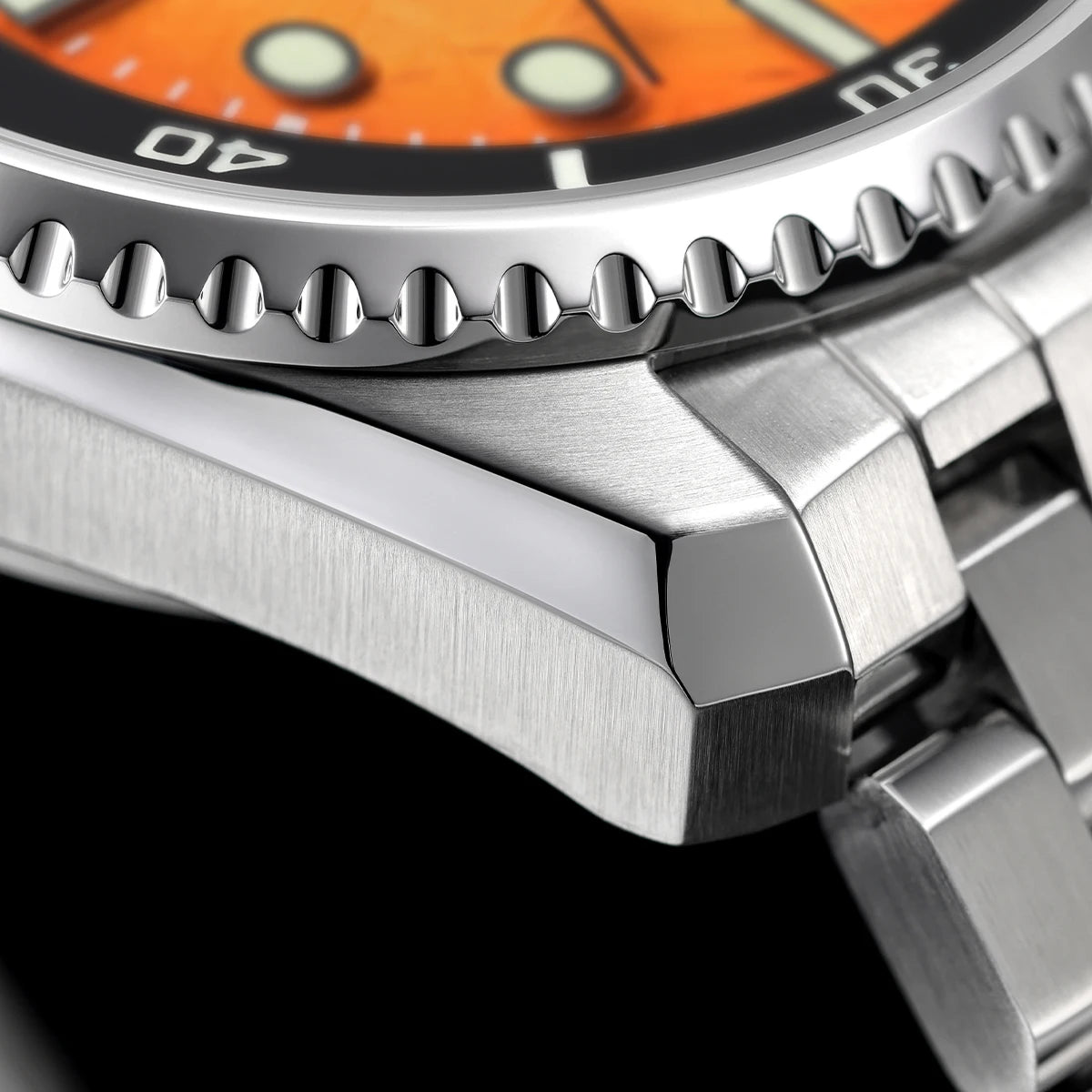 BERNY Diver Automatic Watches Men's Luxury Sapphire 316L Stainless Steel Mechanical Watch 42MM 200M Waterproof Diving Men Watch