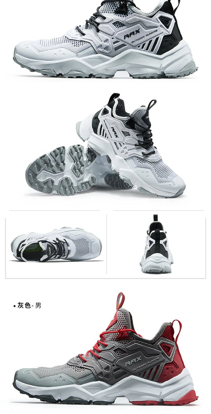 Rax Men's Running Shoes Women Breathable Jogging Shoes Men Lightweight Sneakers Men Gym Shoes Outdoor Sports Shoes Male Zapatos