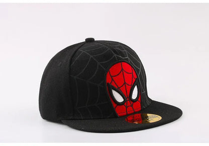 Kids Anime Spiderman Cartoon Baseball Cap Snapback Hat for Toddler Baby Children Spring Summer Adjustable Hip Hop