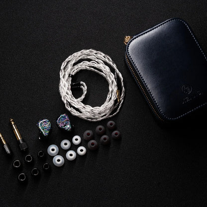 XENNS Mangird Top Pro 10 Driver Hybrid IEM Earphones – Premium Audiophile Wired In-Ear Monitors with Interchangeable Cable Connectors