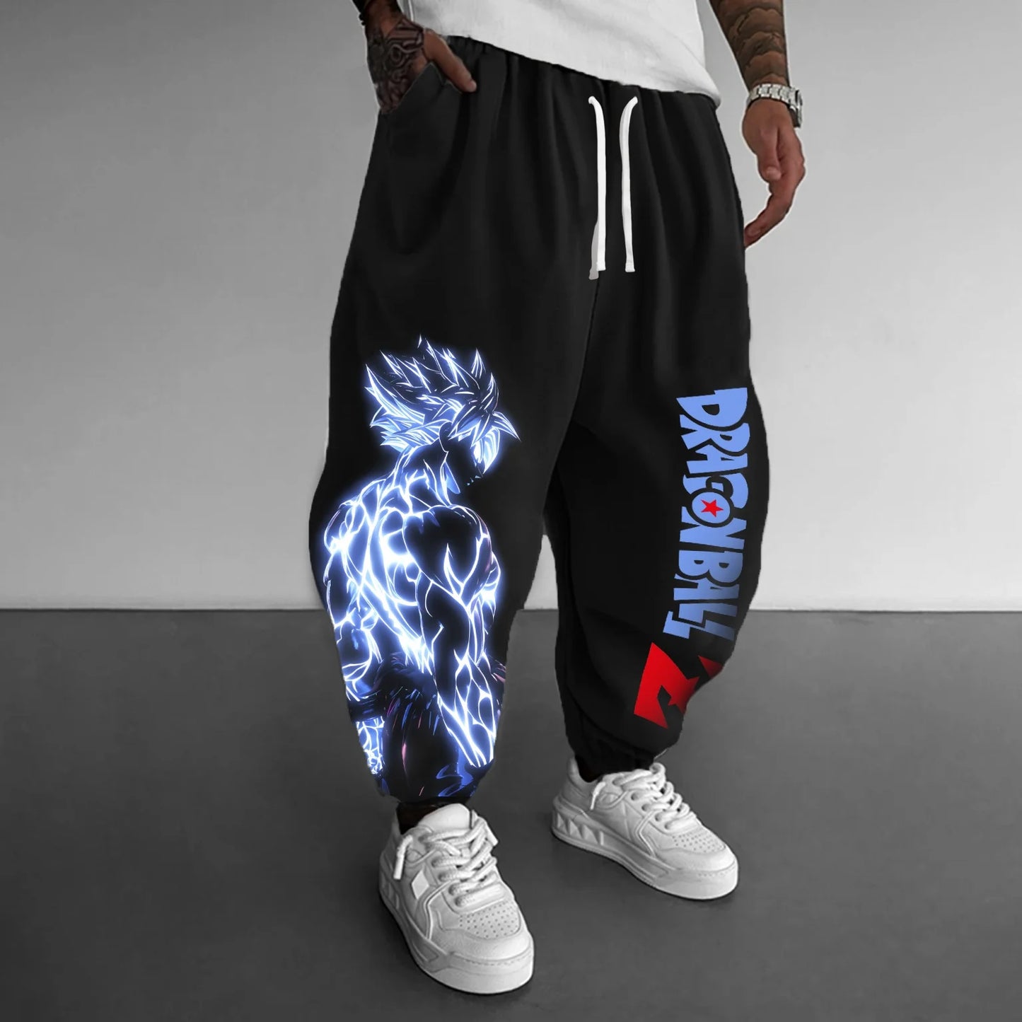 2026 Anime Saiyan Dragon Ball Summer Outdoor Sweatpants Harajuku Trendy Men Women Street Loose Casual Fashion Sports Cuff Pants
