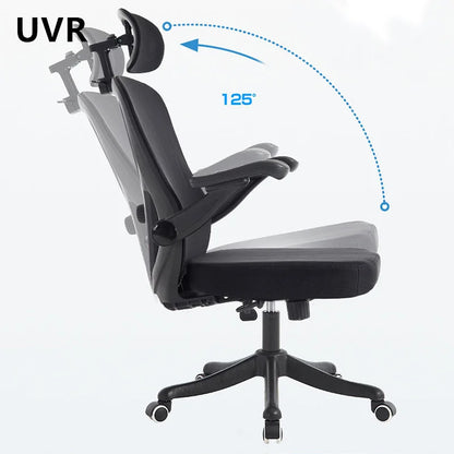 UVR Office Chair Sedentary Comfortable Reclining Boss Chair Ergonomic Design Furniture Armchair Lift Adjustable Athletic Chair