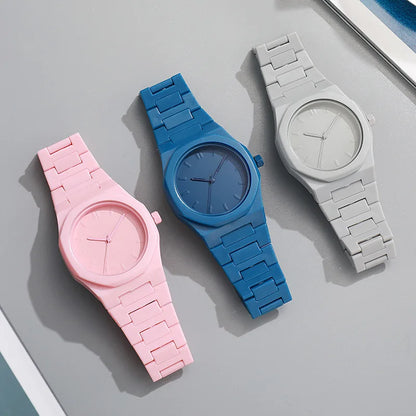 New Fashion Men Luxury Calendar Watch Women Business Casual Quartz Watches Sports Plastic Watch Students Watches Reloj Hombre