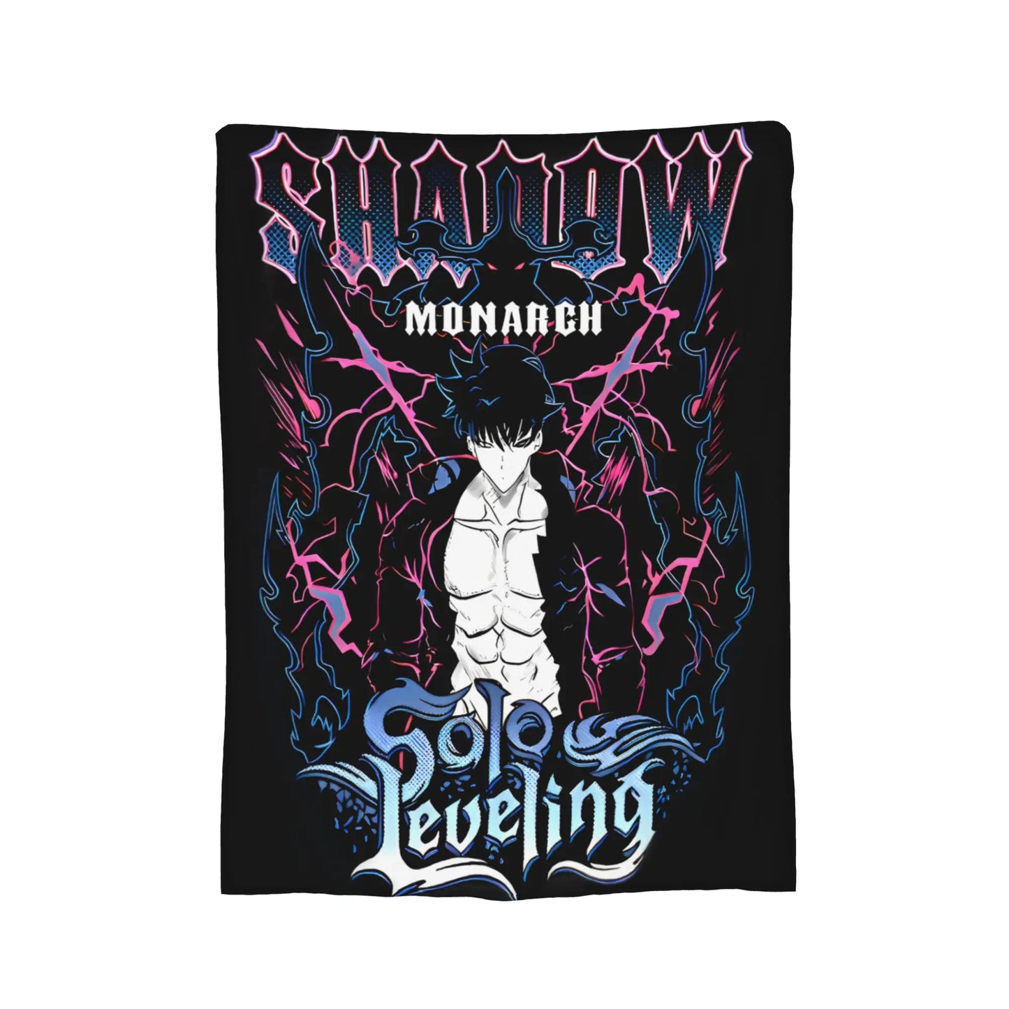 Solos Levelings Vintage Anime Plush Blankets  Awesome Throw Blanket for Home 125*100cm Bedspread,