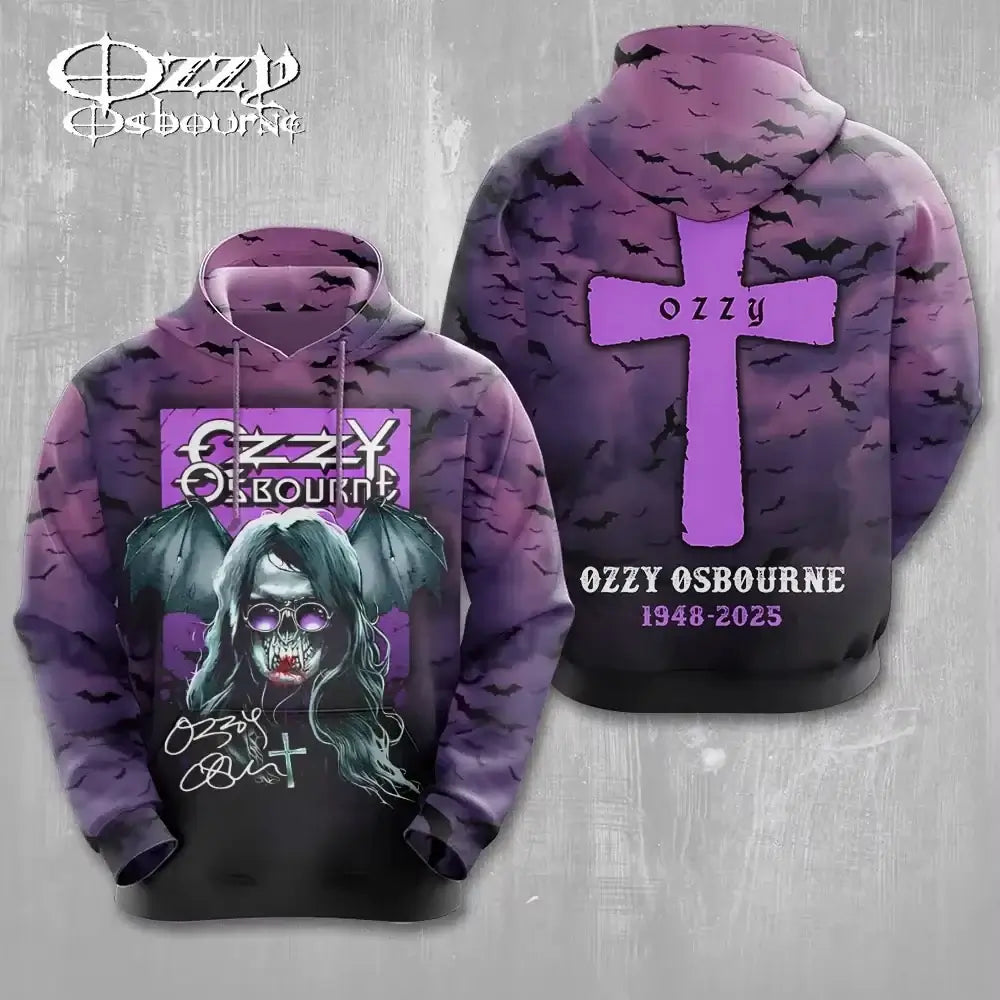 Produit gaming premium Fraquane, Men's Hoodie New Rock Ozzy Osbourne Band 3d Print Hoodies Men Women Fashion Street Hoodie Sweatshirt Women Coat Hip Hop Sudadera