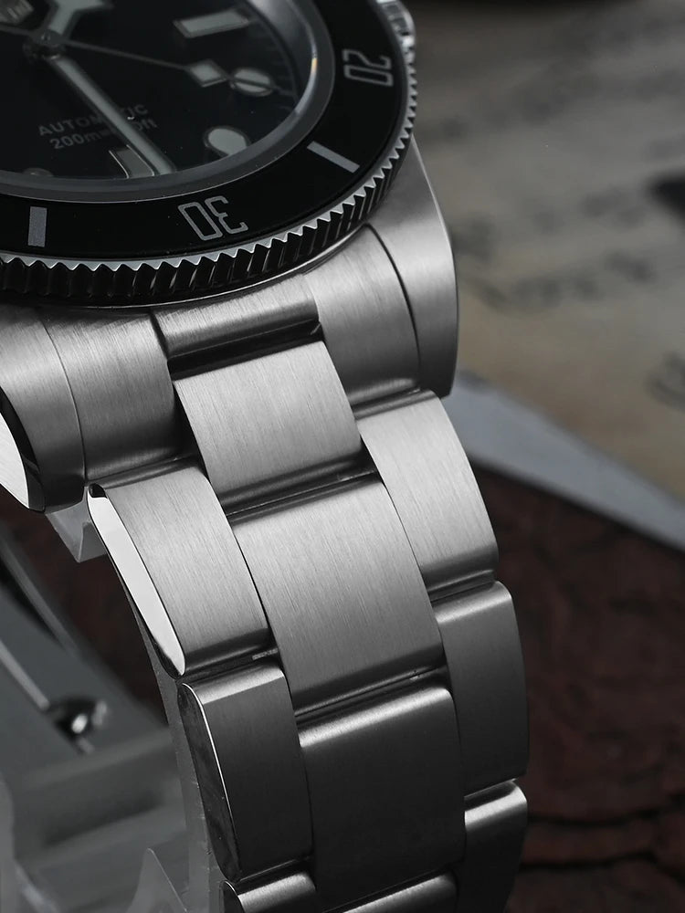 San Martin 40mm Aluminum Bezel NH35 BB58 Automatic Watches For Men Dive Wristwatch 20ATM Sapphire Luminous Reloj SN0008D