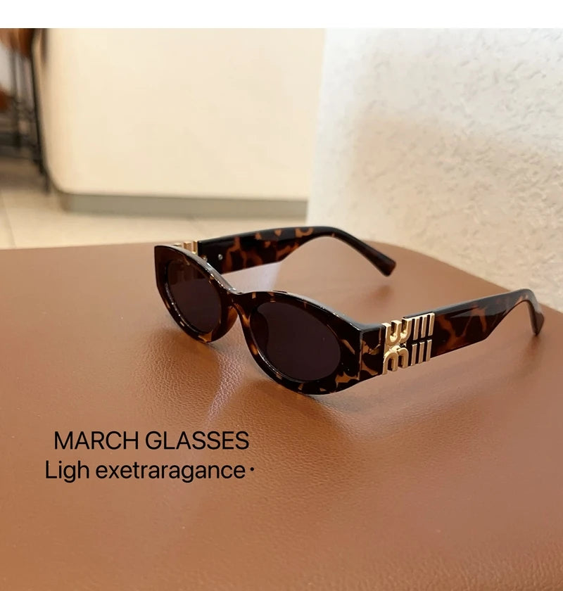 Módní oválné sluneční brýle pro ženy a muže, trendy a stylové sluneční brýle, dámské, streetové, retro, prémiové brýle, Gafas De Sol, UV400