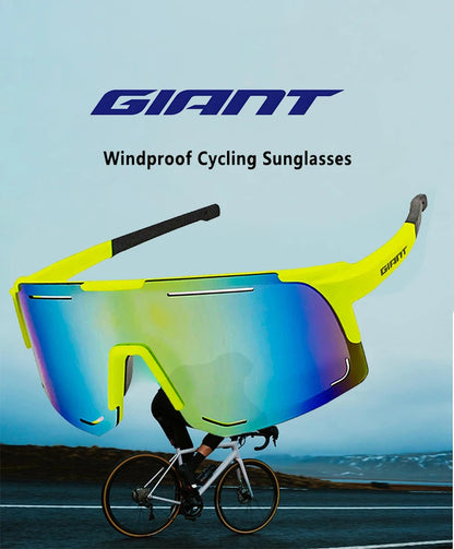 Profesionální cyklistické sluneční brýle Giant – ochrana proti UV záření, antireflexní, odolné proti nárazům, pro outdoorové sporty, včetně pouzdra