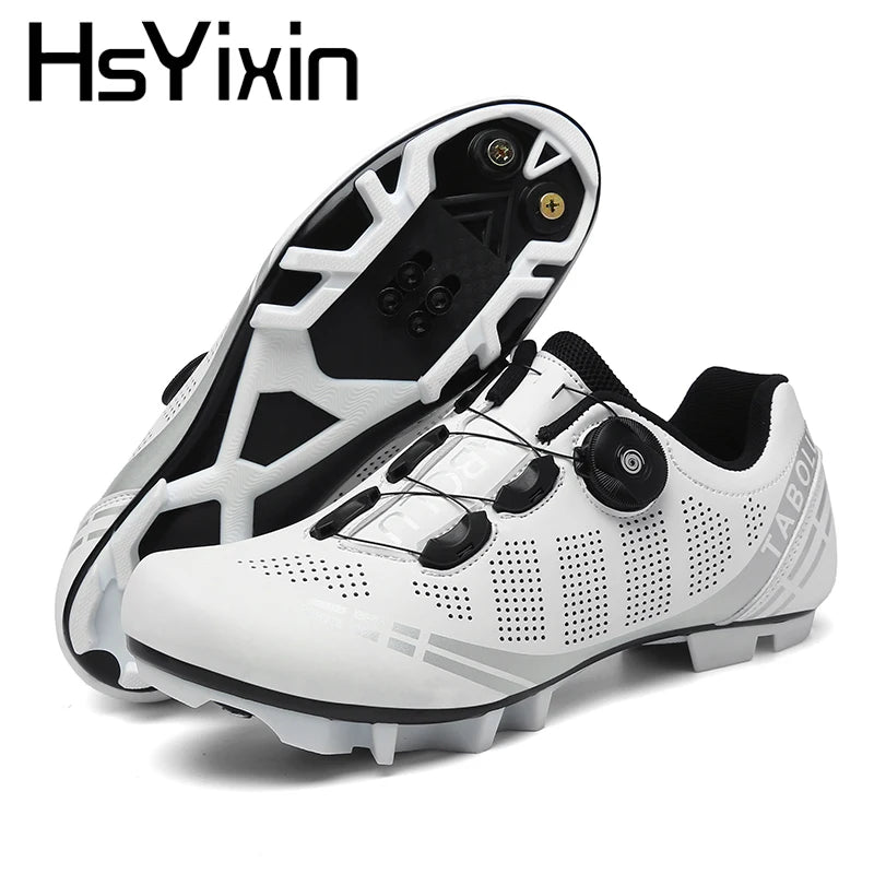 Atmungsaktive MTB-Fahrradschuhe für Damen und Herren – Offroad-Mountainbike-Fahrradschuhe mit selbstsichernden Speed-Mountainbike-Pedalschuhen