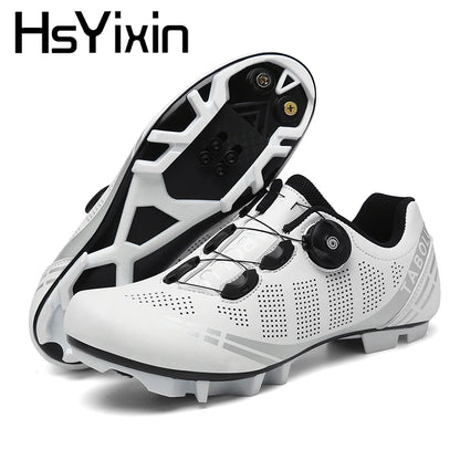 Atmungsaktive MTB-Fahrradschuhe für Damen und Herren – Offroad-Mountainbike-Fahrradschuhe mit selbstsichernden Speed-Mountainbike-Pedalschuhen
