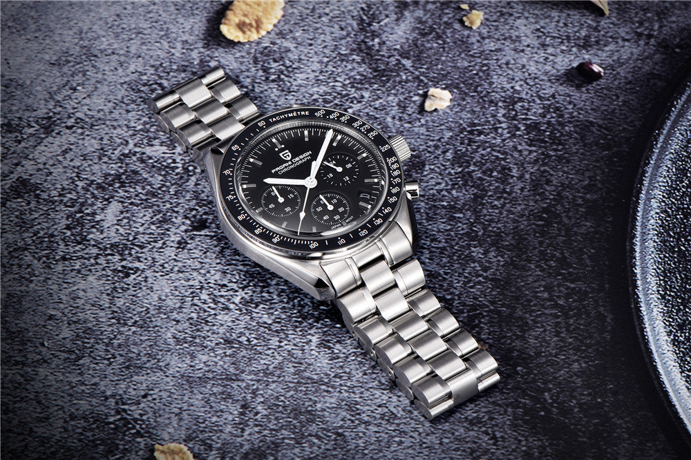 2026 New PAGANI DESIGN Mens Watches Panda Moon Watch Luxury Quartz Watch For Men Automatic Date Sport Chronograph Wristwatch Men