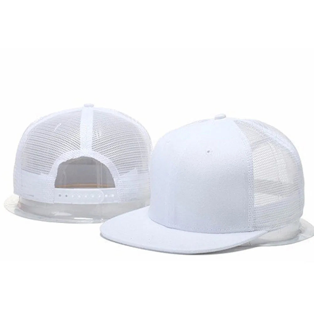 Herren-Kappen, flache Hüte, Hip-Hop-Snapbacks, ausgefallene Baseballkappen mit Nieten, Street-Dance-Kappen, trendige Mesh-Kappen mit Schirm, für Jugendliche, Jungen und Mädchen