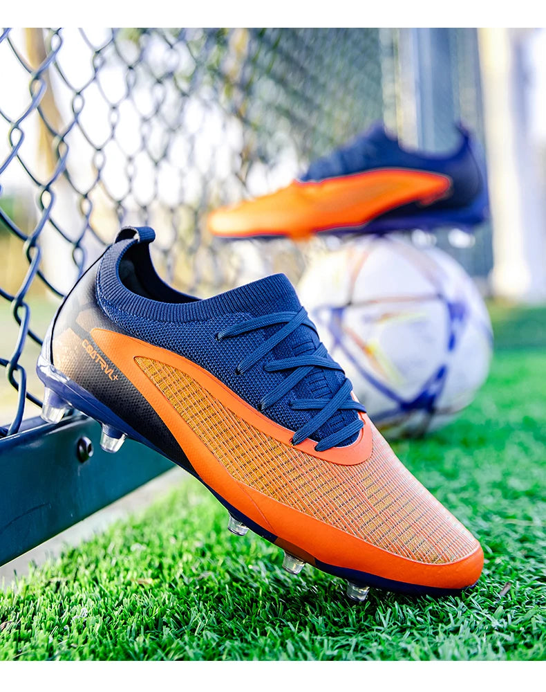 Men New TF Football Boots Sneakers Professional Society Casual Male Soccer Shoes Futsal High Quality Football Shoes Training