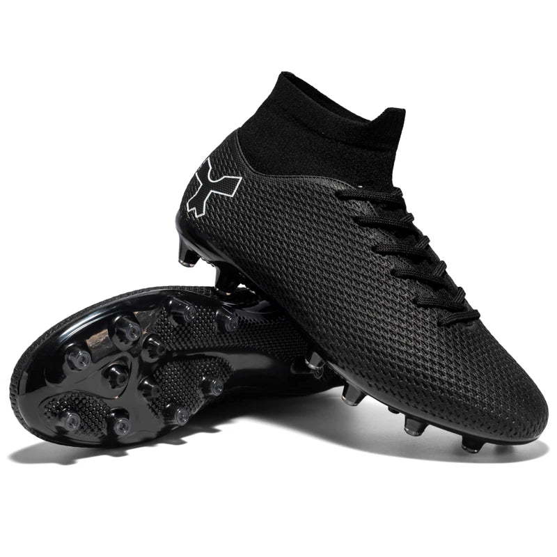 Chaussures de football de qualité pour hommes, chaussures de football résistantes pour garçons, chaussures de football légères pour enfants, baskets d'entraînement de futsal, crampons de football