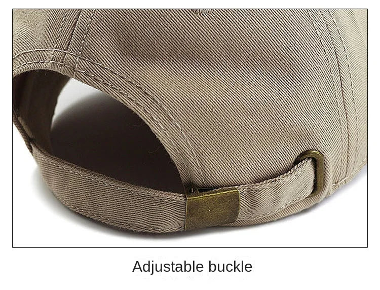 Baseballová čepice Big Head Plus Size, 100 % bavlna, vhodná pro muže i ženy, nastavitelná, čepice typu „dad hat“, nadměrná velikost 58–60 cm, 61–65 cm