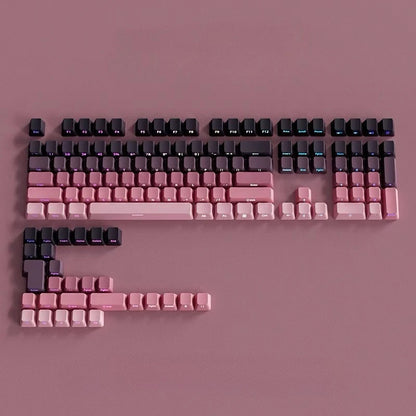 2025 Original Daylight PBT Translucent Keycaps Set – 136 OEM Side-Engraved Keycaps for 60/84/98/108 Mechanical Keyboards, MX Switch Compatible