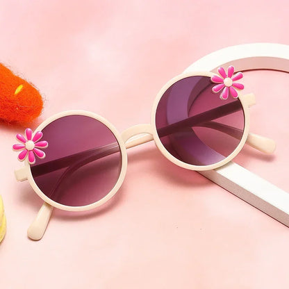 Dětské brýle Floret – módní dětské sluneční brýle s UV ochranou, vhodné pro venkovní aktivity, stínění a cestování, dětské zrcadlové brýle