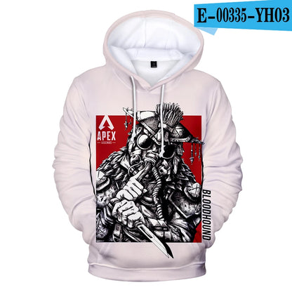 Personality 3D Printed Game Apex Legends Hoodies Sweatshirts Men Women High Quality Hoody Game Long Sleeve Plus Size Hoodies