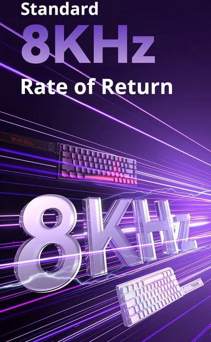 AULA WIN60 HE kabelgebundene Magnetachsen-Tastatur RT Custom mechanische Tastatur für E-Sports-Games mit 8K Polling-Rate