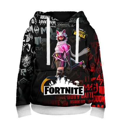 Fortnite Fans Hoodie 3D Battle Royale Print Cosplay Victory Printed Hoodies Men Women Children Hooded Streetwear Sweatshirts