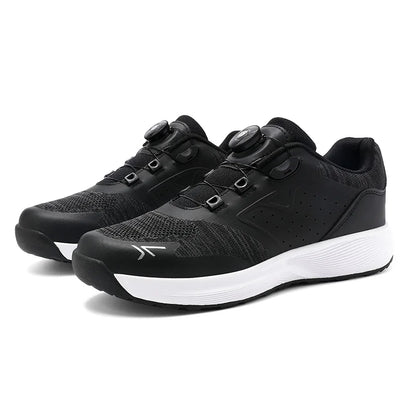 Cycling Shoes Men Cleats Shoes Flat Pedal MTB Bicycle Shoes Speed Cycling Sneakers Indoor Mountain Bike Shoes Racing Lock SPD Shoes