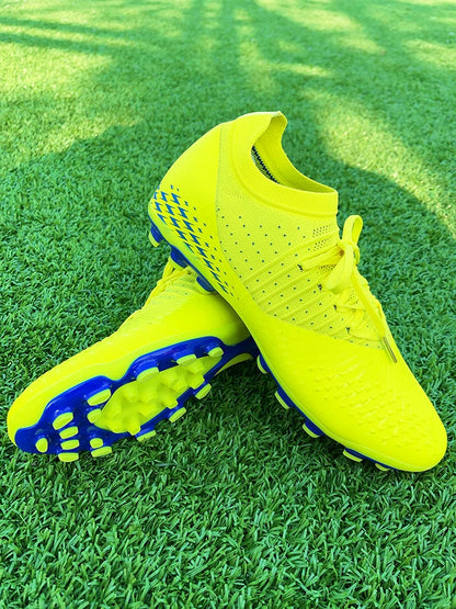 Chaussures de football pour homme, chaussures de foot tendance pour jeunes, chaussures d'entraînement en tricot, respirantes, Society Campo, antidérapantes, chaussures de sport